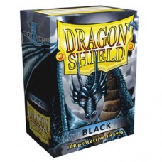 Dragon Shield 100 - Standard Deck Protector Sleeves - Black - AT-10002