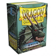 Dragon Shield 100 - Standard Deck Protector Sleeves - Green - AT-10004