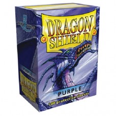 Dragon Shield 100 - Standard Deck Protector Sleeves - Purple - AT-10009