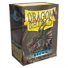 Dragon Shield 100 - Standard Deck Protector Sleeves - Brown - AT-10011