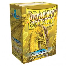 Dragon Shield 100 - Standard Deck Protector Sleeves - Yellow - AT-10014