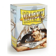 Dragon Shield 100 - Standard Deck Protector Sleeves - Matte Ivory - AT-11017