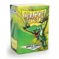 Dragon Shield 100 - Standard Deck Protector Sleeves - Matte Apple Green - AT-11018