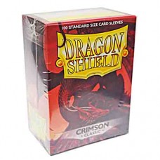 Dragon Shield 100 - Standard Deck Protector Sleeves - Crimson - AT-10021