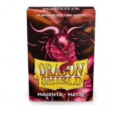 Dragon Shield 60 - Deck Protector Sleeves - Japanese size Matte Magenta - AT-11126