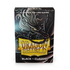 Dragon Shield 60 - Deck Protector Sleeves - Japanese size Black - AT-10602