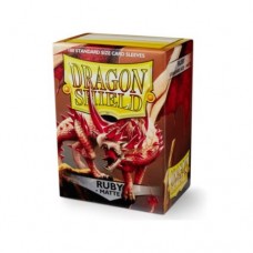 Dragon Shield 100 - Standard Deck Protector Sleeves - Matte Ruby - AT-11037