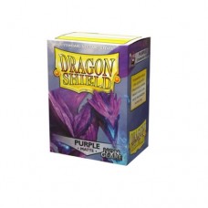 Dragon Shield 100 - Standard Deck Protector Sleeves - Non Glare Matte Purple(Amifist) - AT-11809