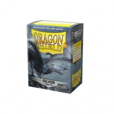 Dragon Shield 100 - Standard Deck Protector Sleeves - Non Glare Matte Silver(Argentia) - AT-11808