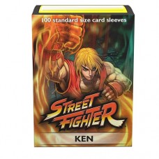 Dragon Shield 100 - Standard Deck Protector Sleeves - Art Sleeve Street Fighter Ken - AT-16012