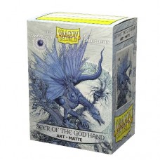 Dragon Shield 100 - Standard Deck Protector Sleeves - Art Matte Seer of the God Hand - AT-12038