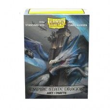 Dragon Shield 100 - Standard Deck Protector Sleeves - Art Matte Empire State Dragon - AT-12054