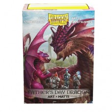 Dragon Shield 100 - Standard Deck Protector Sleeves - Art Matte Father's Day Dragon 2020 - AT-12049